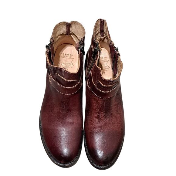 Bed Stu Becca Cobbler Organic Veg Tanned Western Moto Boho Leather Boots Sz 10 - Picture 15 of 17